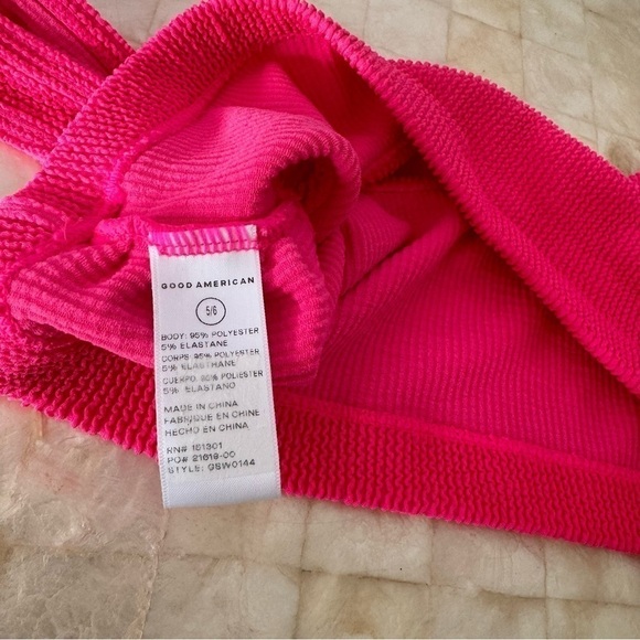 NEW Good American Always Fits XXL hot pink scoop tank top skims rave festival 5 - Picture 9 of 12